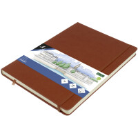 kangaro Skizzenbuch, 80 Blatt, DIN A4, cognac