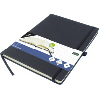 kangaro Notizbuch, 96 Blatt, DIN A4, liniert, schwarz