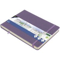 kangaro Skizzenbuch, 80 Blatt, DIN A5 quer, heather purple