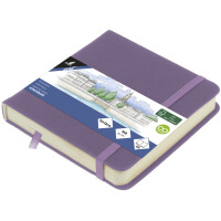 kangaro Skizzenbuch, 80 Blatt, 120 x 120 mm, heather purple