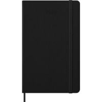 MOLESKINE Buchkalender Pro 2026, L A5, Hardcover, schwarz