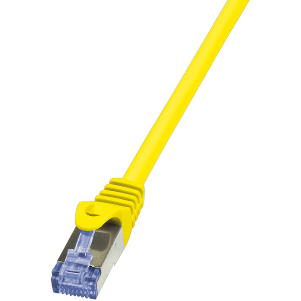 LogiLink Patchkabel, Kat. 6A, S FTP, 0,25 m, schwarz