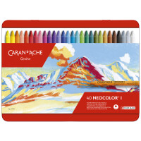 CARAN DACHE Wachsmalstift NEOCOLOR I, 40er Etui