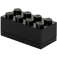 LEGO Snackbox MINI BOX 8, 110 ml, schwarz