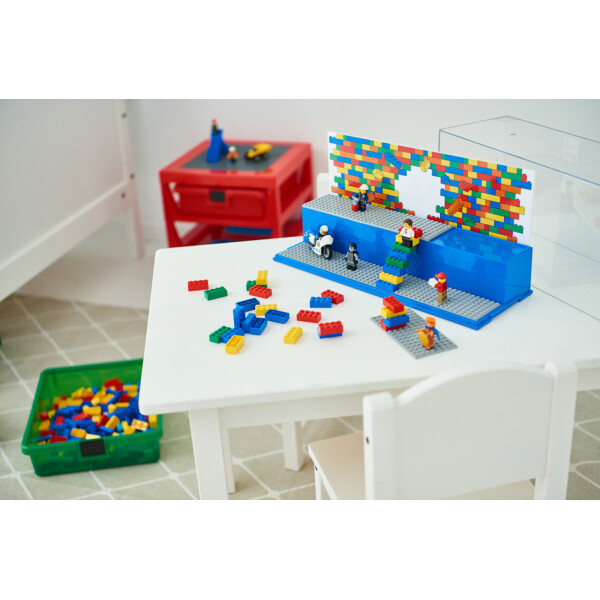 LEGO Spiel- &amp; Schaukasten PLAY &amp; DISPLAY CASE ICONIC, blau