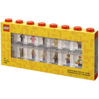LEGO Minifiguren-Schaukasten DISPLAY CASE 16, rot