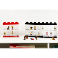 LEGO Minifiguren-Schaukasten DISPLAY CASE 16, rot