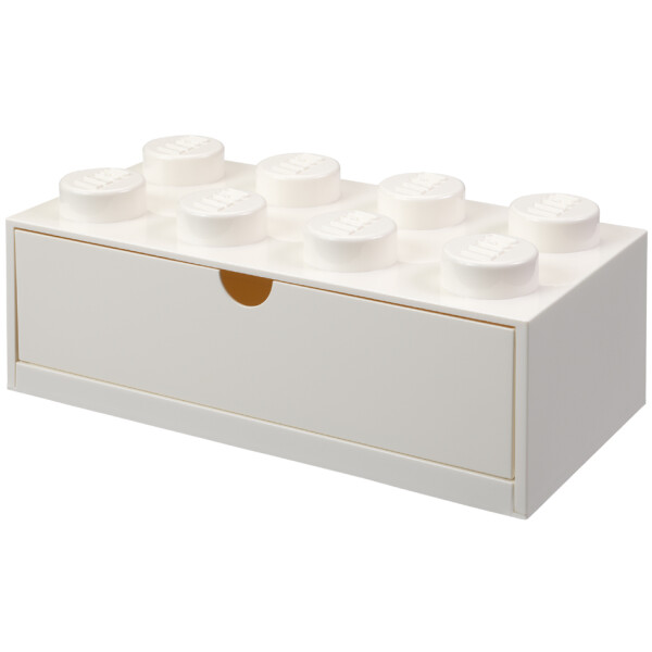 LEGO Schubladenbox DESK DRAWER 8, 1 Schub, rot