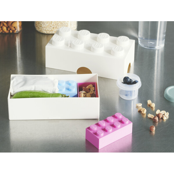 LEGO Snackbox MINI BOX 4, 60 ml, weiß