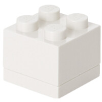 LEGO Snackbox MINI BOX 4, 60 ml, weiß