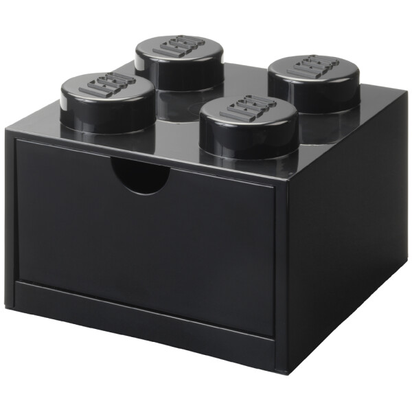 LEGO Schubladenbox DESK DRAWER 4, 1 Schub, schwarz