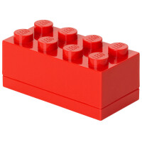 LEGO Snackbox MINI BOX 8, 110 ml, rot