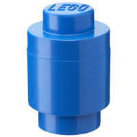 LEGO Aufbewahrungsstein STORAGE BRICK 1 ROUND, 950 ml, blau