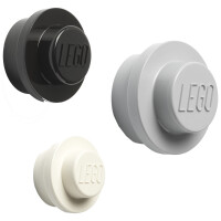 LEGO Garderobenhaken-Set WALL HANGER SET, weiß...