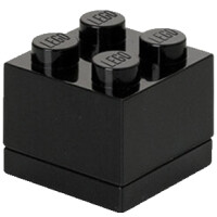 LEGO Snackbox MINI BOX 4, 60 ml, schwarz