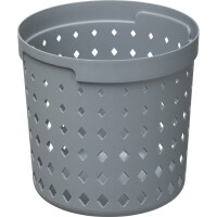 NHG Aufbewahrungskorb SEOUL ROUND ORGANIZER L, PP, grau