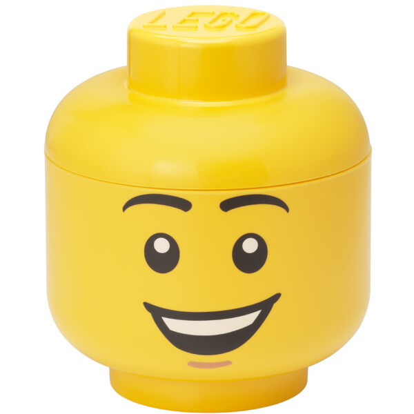 LEGO Mini-Aufbewahrungskopf STORAGE HEAD GIRL, 360 ml, gelb