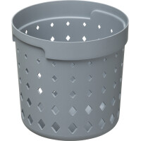 NHG Aufbewahrungskorb SEOUL ROUND ORGANIZER M, PP, grau