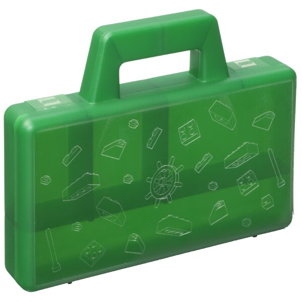 LEGO Sortierkoffer SORTING CASE TO GO, gr&uuml;n-transparent
