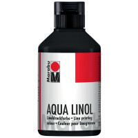 Marabu Aqua-Linoldruckfarbe, karminrot, 250 ml