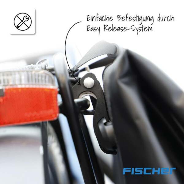 FISCHER Fahrrad-Gepäckträgertasche PLUS Emendo