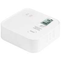 LogiLink Kohlenmonoxidmelder Longlife mit LCD-Display,...
