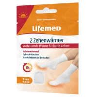Lifemed Zehenwärmer, 70 x 95 mm, weiß