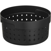 NHG Aufbewahrungskorb SEOUL ROUND ORGANIZER S, PP, schwarz