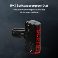 FISCHER Akku-LED-Beleuchtungs-Set TWIN STOP, 110 Lux