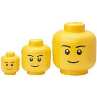 LEGO Aufbewahrungskopf-Set STORAGE HEAD BOY, 3-teilig