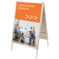 nobo Plakatständer A0, hochwertiger Aluminium-Rahmen