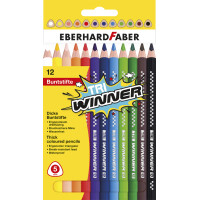 EBERHARD FABER Dreikant-Buntstift TRI WINNER, 12er Etui