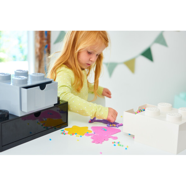 LEGO Schubladenbox DESK DRAWER 4, 1 Schub, grau