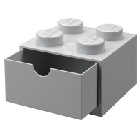 LEGO Schubladenbox DESK DRAWER 4, 1 Schub, grau