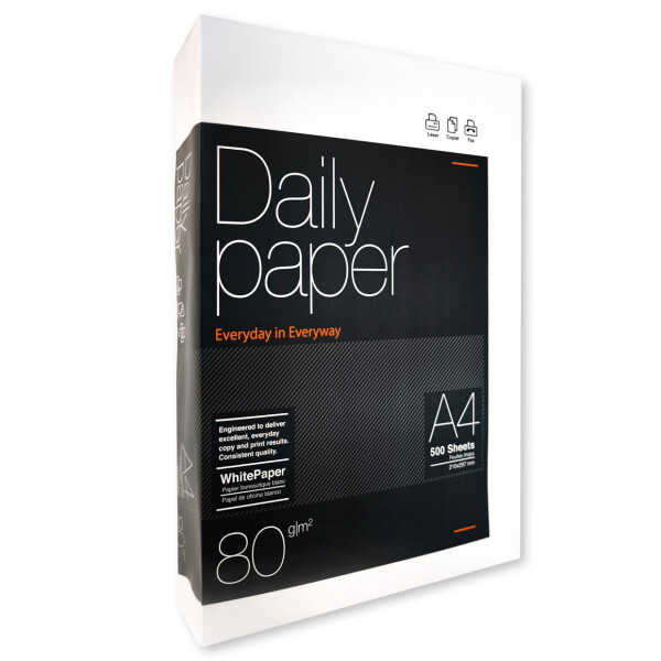 DAILY PAPER Universalpapier weiß A4 80g - 1 Palette (100.000 Blatt)