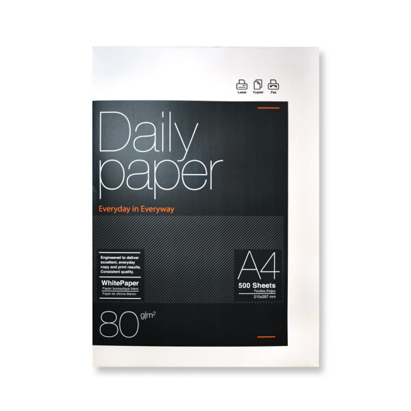 DAILY PAPER Universalpapier weiß A4 80g - 1 Palette (100.000 Blatt)