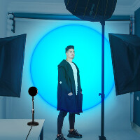 LogiLink Sunset-Projektionslampe mit Fernbedienung, schwarz