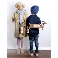 folia Laternen-Bastelset AUTUMN FRIENDS, natur