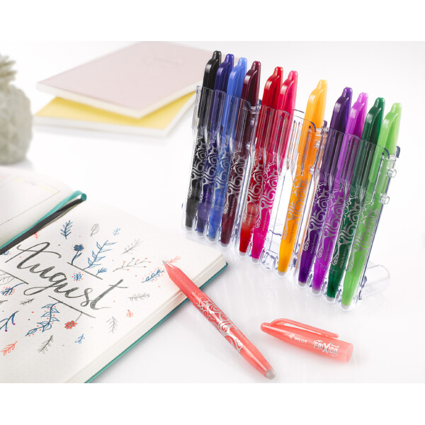 PILOT Tintenroller FRIXION BALL 07 Set2Go, 4er Etui