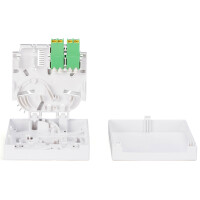 DIGITUS FTTH Gehäuse, 2 x LC APC DX Kupplung mit...