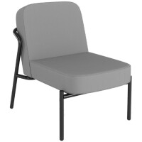 PAPERFLOW Outdoor-Besuchersessel MEDSO RUND S, anthrazit