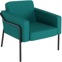 PAPERFLOW Outdoor-Besuchersessel MEDSO KLASSIK L, blau