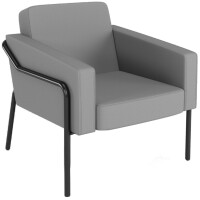 PAPERFLOW Outdoor-Besuchersessel MEDSO KLASSIK L, grau