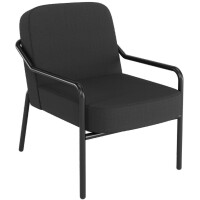 PAPERFLOW Outdoor-Besuchersessel MEDSO RUND M, anthrazit