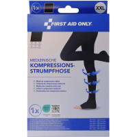 FIRST AID ONLY Kompressions-Strumpfhose, L, schwarz