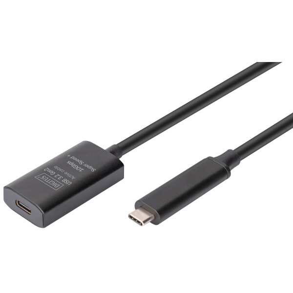 DIGITUS USB 3.2 Gen2 Aktives Verlängerungskabel, 5,0 m