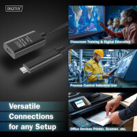 DIGITUS USB 3.2 Gen2 Aktives Verlängerungskabel, 5,0 m