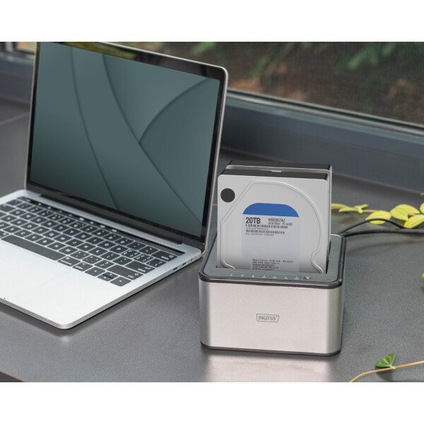 DIGITUS USB 3.0 Duale SATA HDD Dockingstation 2,5" 3,5"