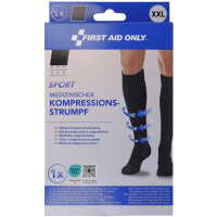 FIRST AID ONLY Kompressions-Strumpf SPORT, kniehoch, XXL