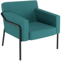 PAPERFLOW Besuchersessel MEDSO T L, Stoff, blau